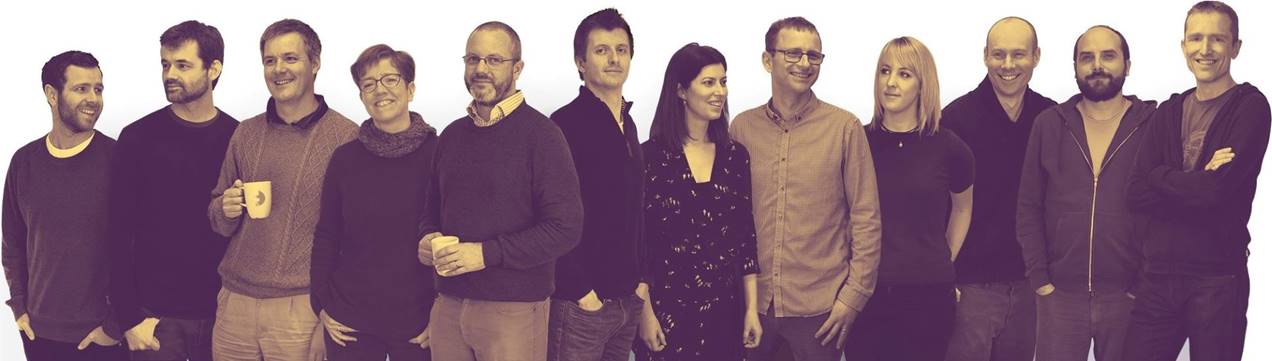 Software and web development full team photo at Fluent
