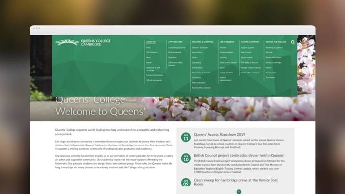 Fluent and Queens' College project image